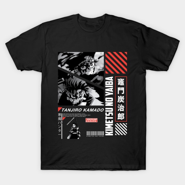 Kamado Tanjiro - Slayer of Demons: Strong and Inspiring Anime Dress Designs T-Shirt by Krndsg